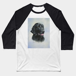 Flat-Coated Retriever - black Baseball T-Shirt